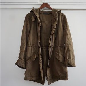 Zara Woman Utility Jacket in Green, size Small